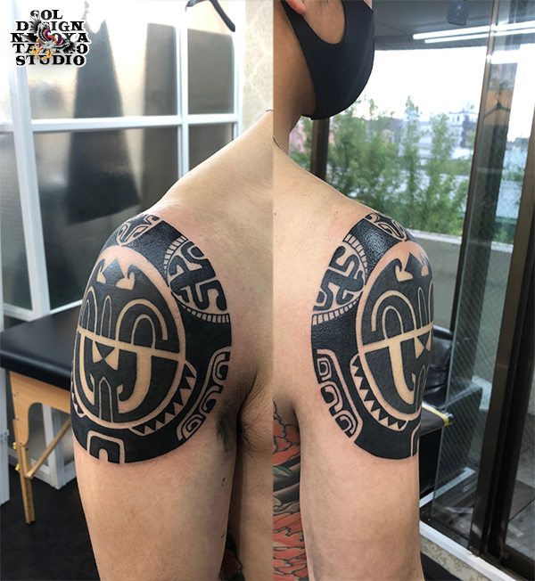 大須　タトゥー　トライバル